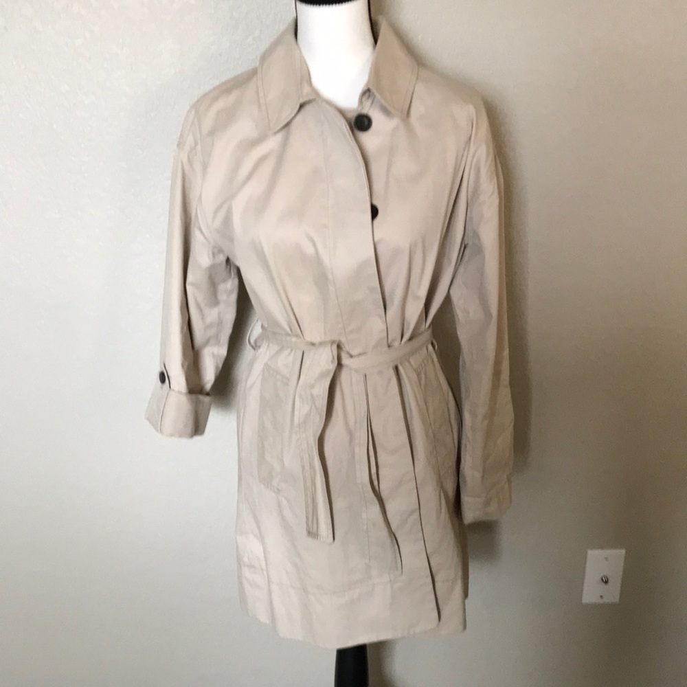 Zara Basic khaki pea coat!